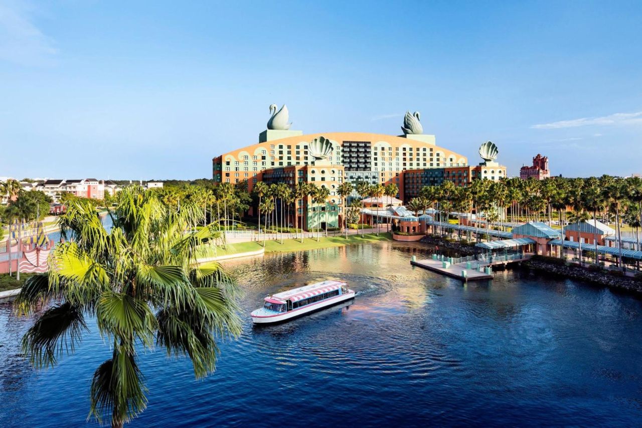 Views of the Walt Disney World Swan Hotel